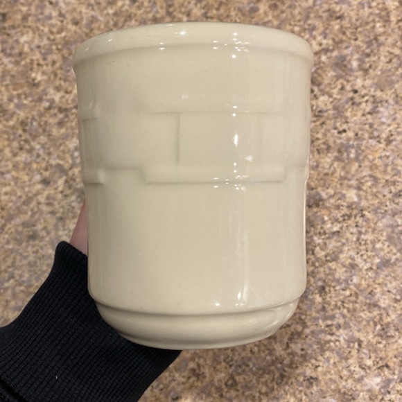 1 Retired Longaberger Ivory Mug Woven Traditions Vitrified Pottery (1 Mug Only) - Picture 6 of 16